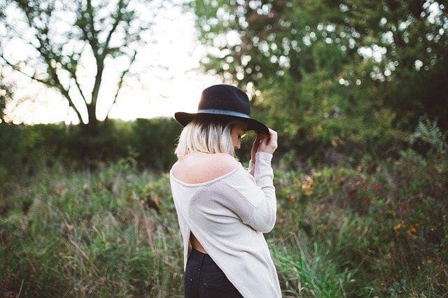 Modelling photoshoot in the woods