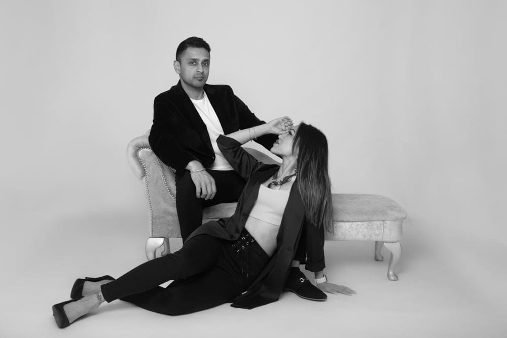 Couple portrait captured in an intimate moment during a professional Birmingham couple photoshoot by an experienced photographer.