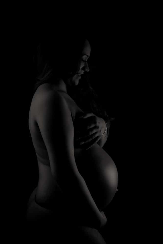 Maternity image celebrating the excitement of expecting a baby